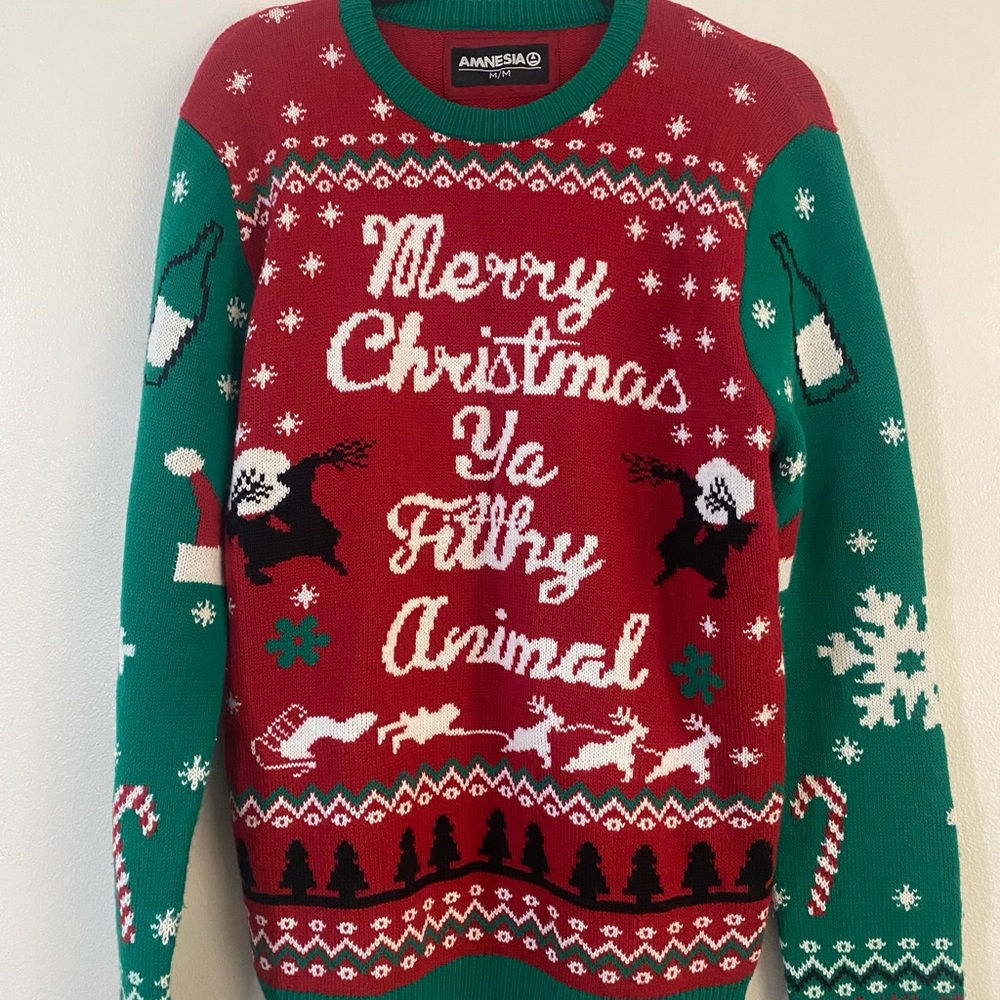 Red and Green Christmas Sweater